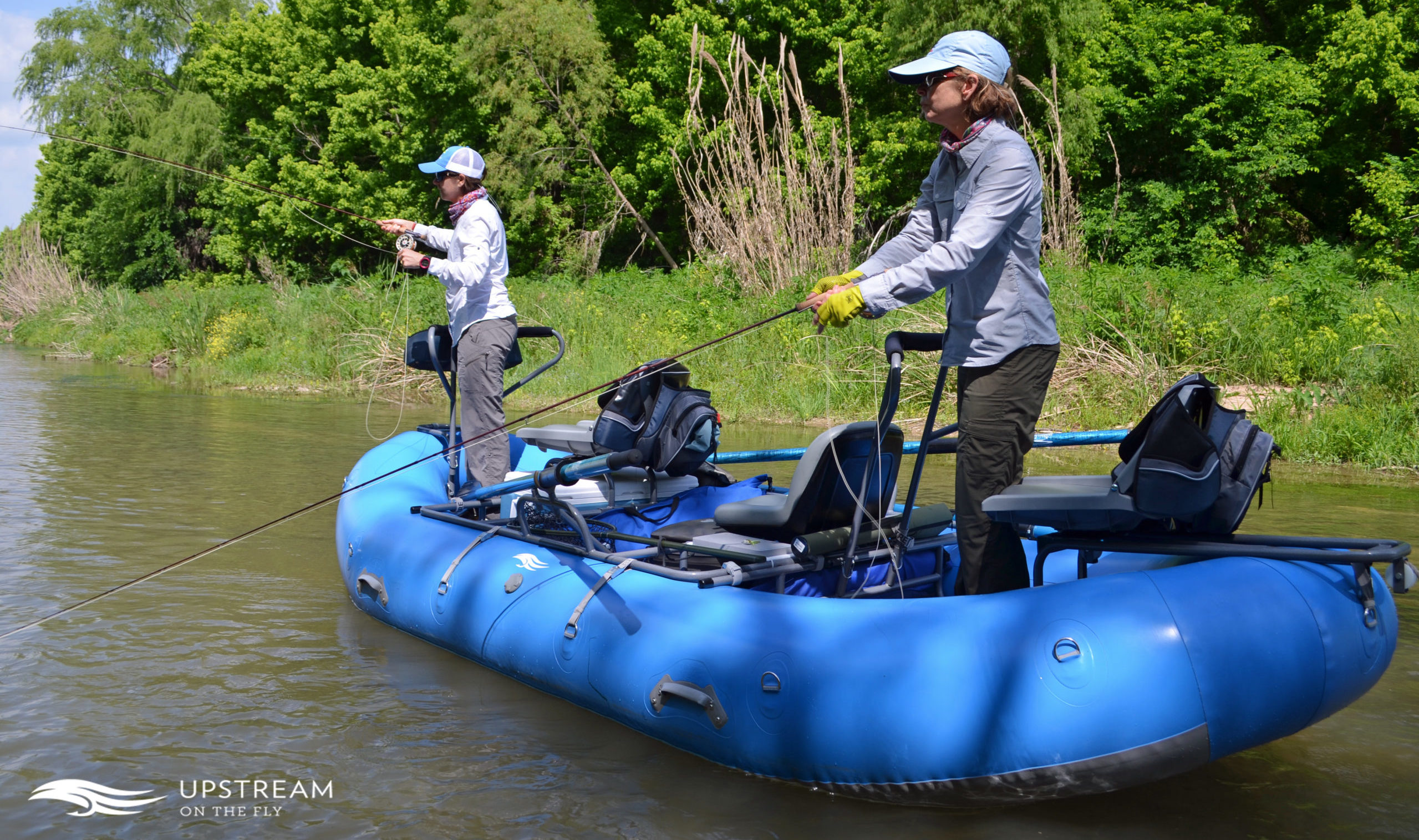 The Raft for North Texas Fly Fishing Guide Greg Welander of Upstream On The Fly
